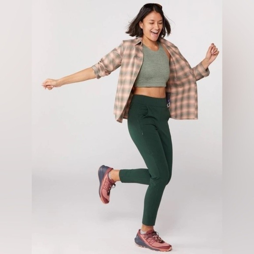 Alder forest green open air pants sz medium
